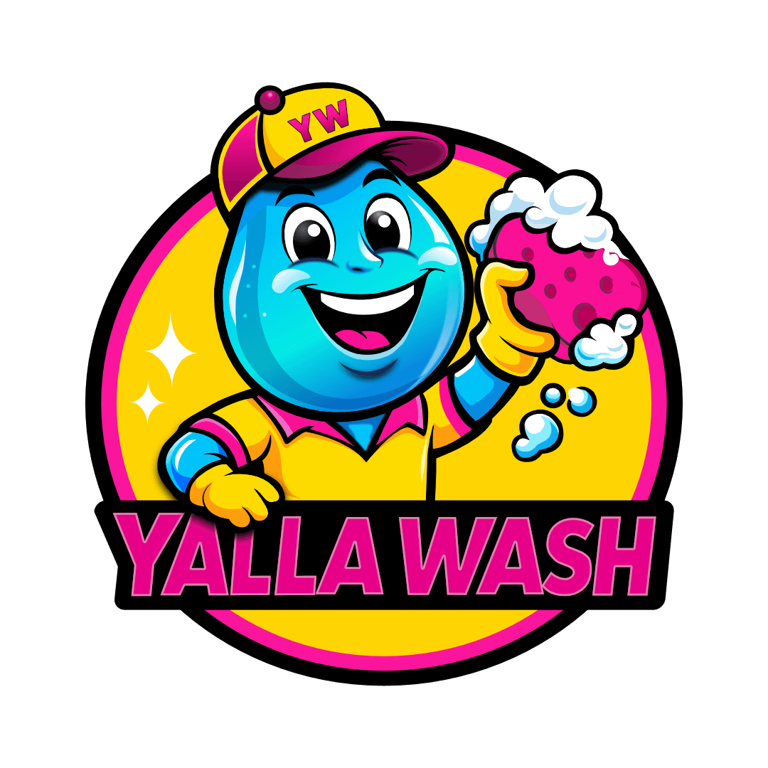 YallaWash mascot